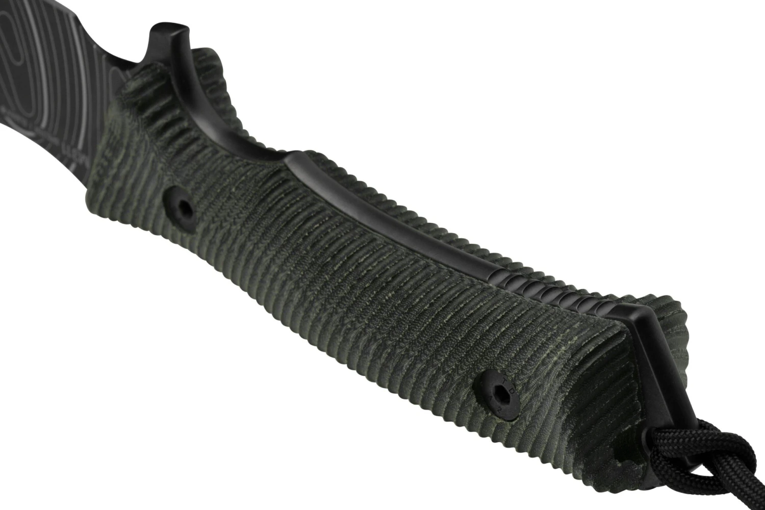 ANV Knives M311 SPELTER DLC Topo Elmax, Black Micarta Handle, Black Kydex Sheath, Cuchillo De Supervivencia - Imagen 4