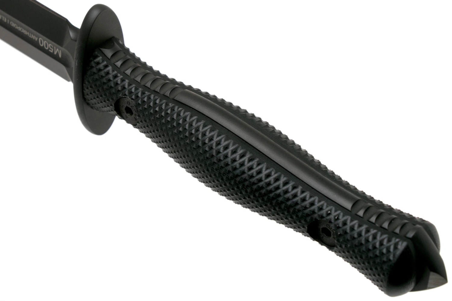 ANV M500 Anthropoid DLC Elmax, Black Handle, M500-001, Black Kydex Sheath, Cuchillo Daga - Imagen 4