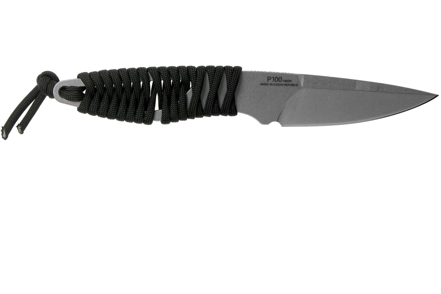 ANV P100 Sleipner, Black Paracord P100-002, Black Kydex Sheath, Cuchillo De Cuello - Imagen 2