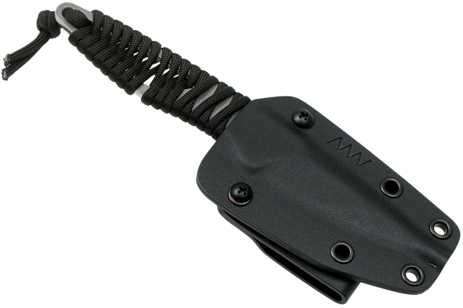ANV P100 Sleipner, Black Paracord P100-002, Black Kydex Sheath, Cuchillo De Cuello - Imagen 6