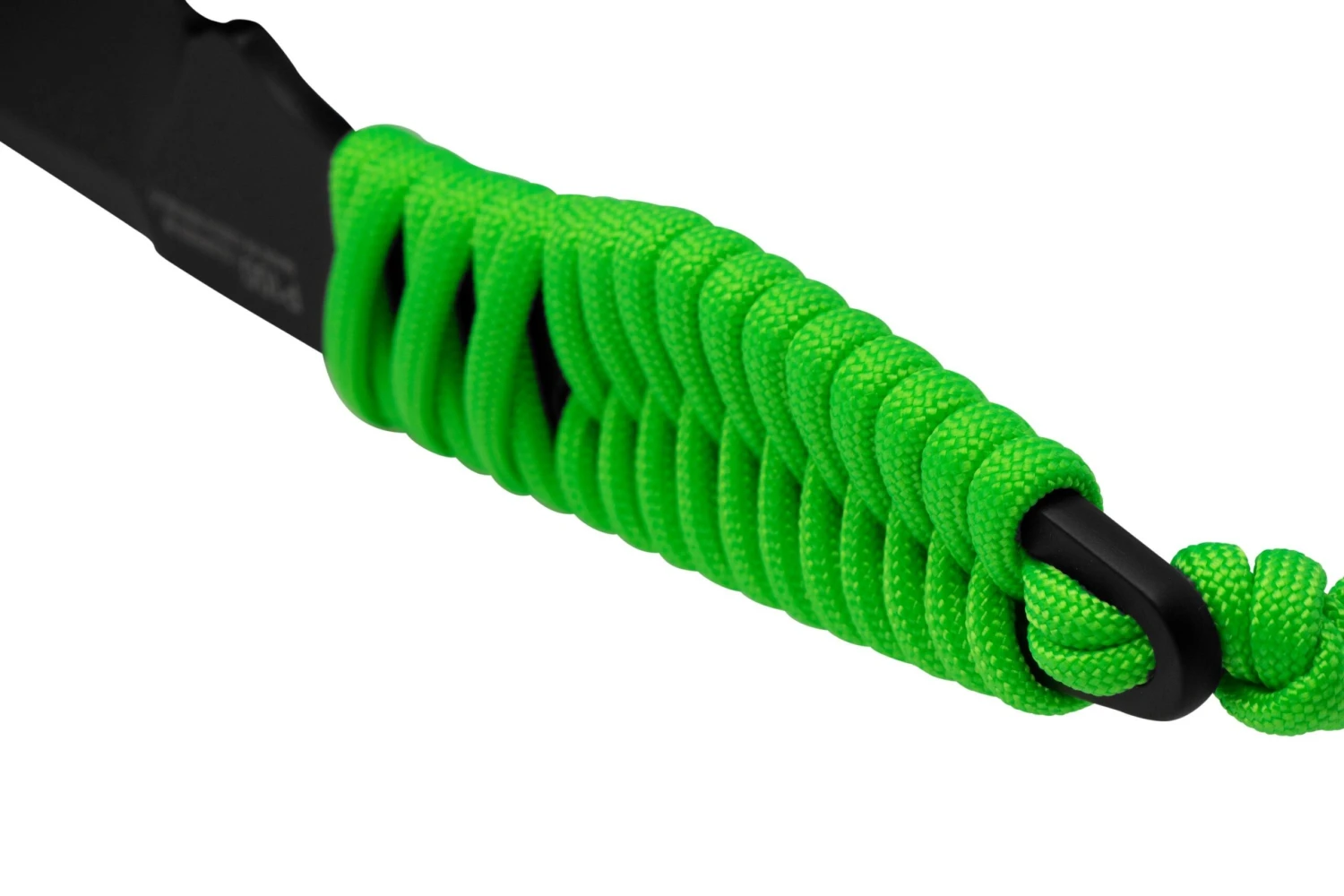 ANV Knives P100 Sleipner Cerakote, Neon Green Paracord, P100-043, Black Kydex Sheath, Cuchillo De Cuello - Imagen 4