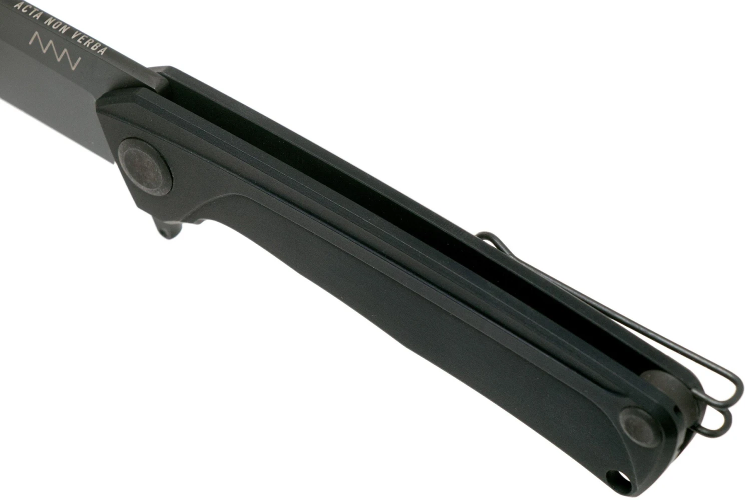 ANV Z100 DLC Sleipner, Black, Framelock, Aluminium, Z100-026 Navaja - Imagen 7