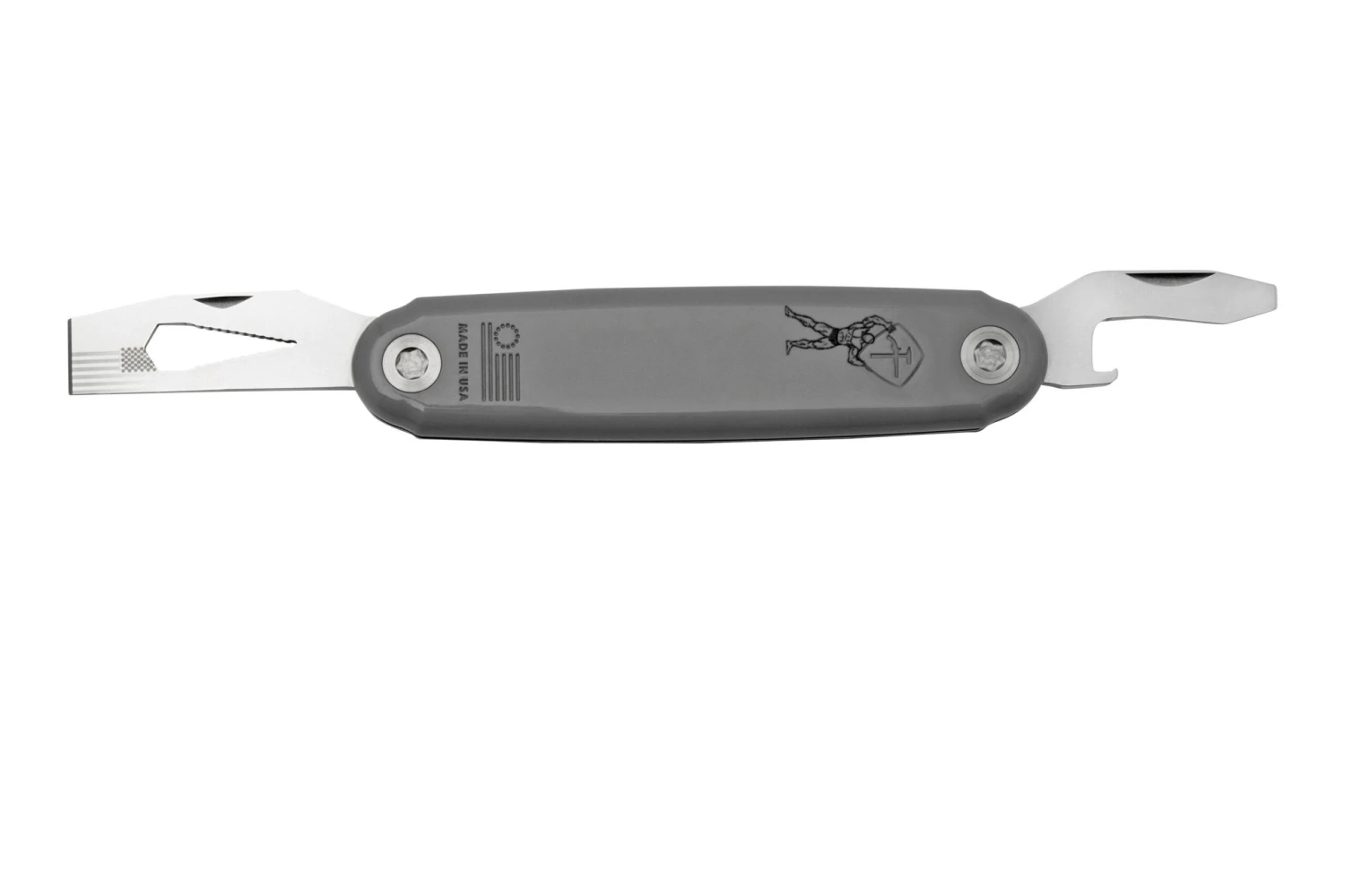 ASK Knives American Service Knife, The Atlas, Grey, Multi-Tool Navaja
