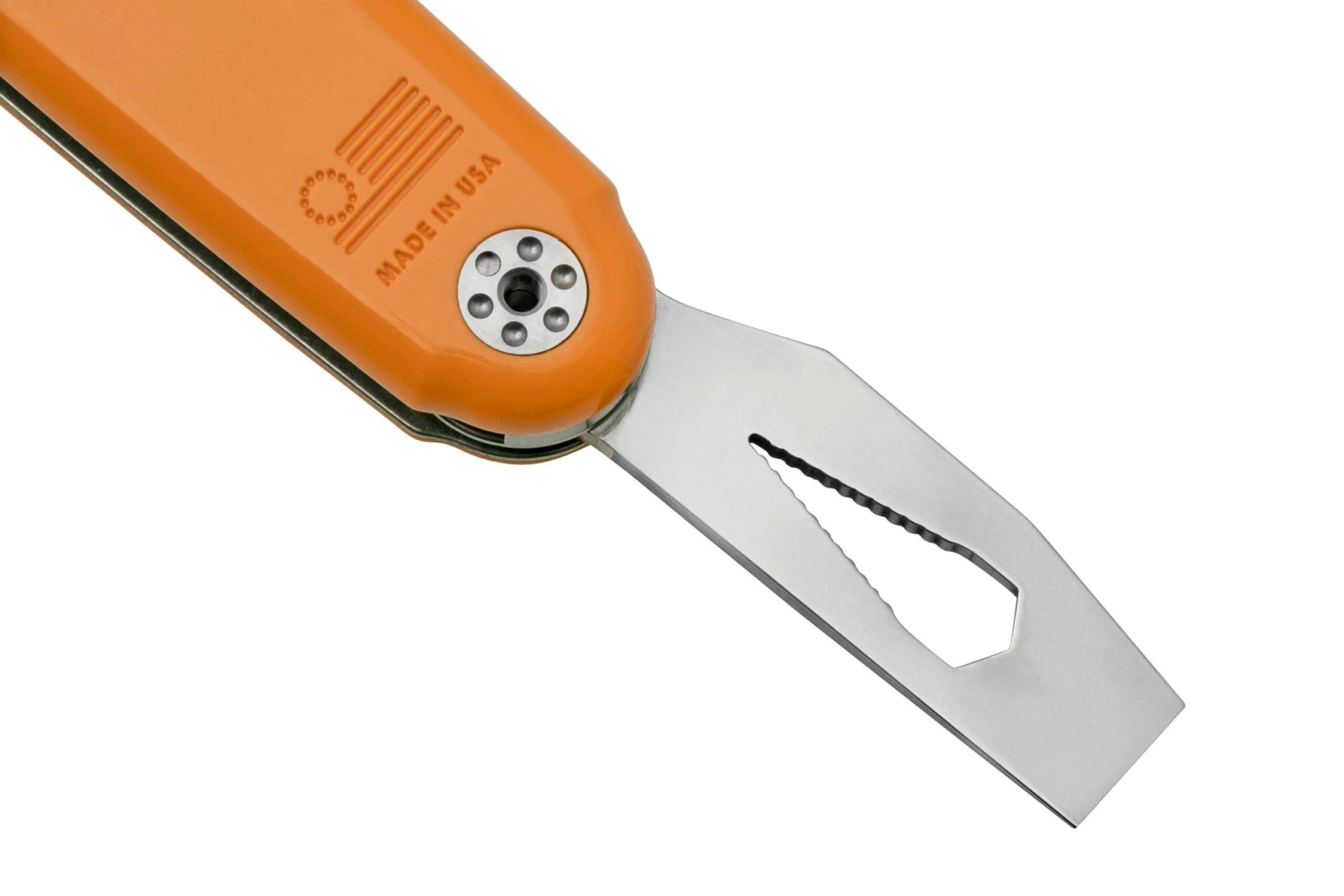 ASK Knives American Service Knife, The Jefferson, Orange, Multi-Tool Navaja - Imagen 4