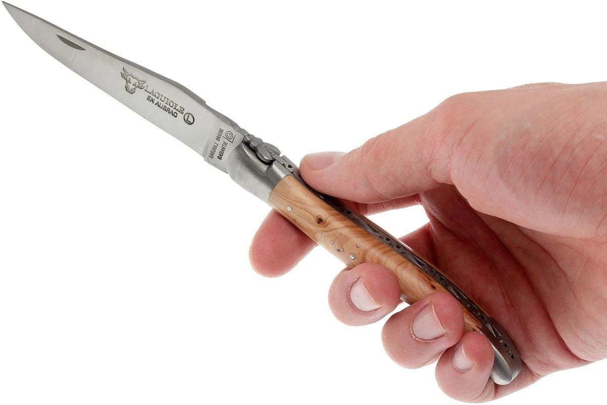 Laguiole En Aubrac Classic 12cm De Madera De Enebro L0212GEI-FSB1 - Imagen 7