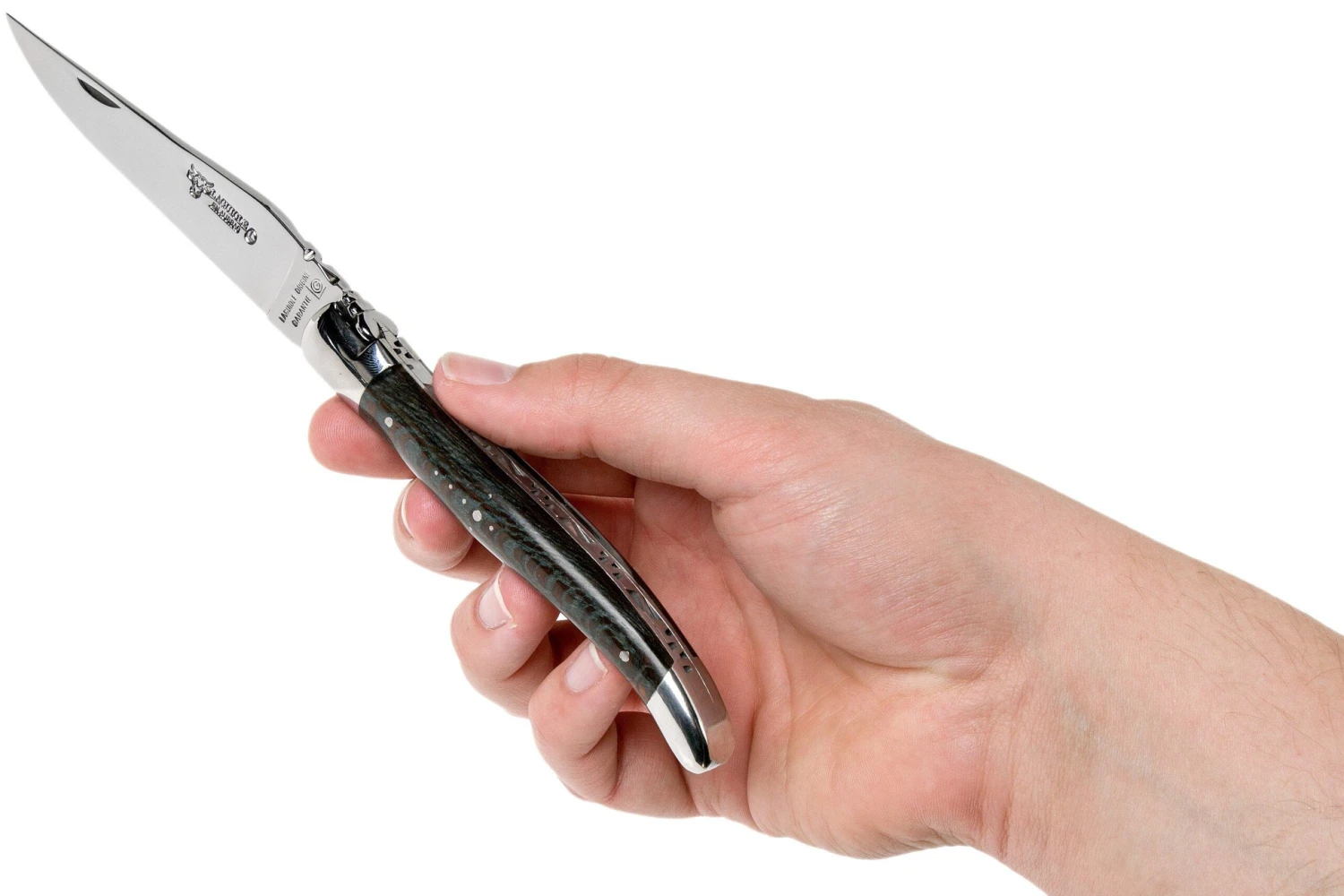 Laguiole En Aubrac Classic 12cm De Madera De Plátano Azul L0212PYBI/FSJ1 - Imagen 8