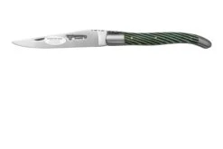 Laguiole En Aubrac Samba Turquoise L0212SATIF Madera De Samba Turquesa, Mate, Navaja Laguiole, 12 Cm