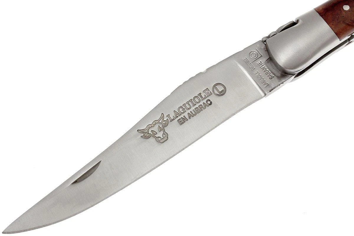 Laguiole En Aubrac 12cm Double Plates, Palissander Limado A Mano, L0712LPI-FSB1 - Imagen 2