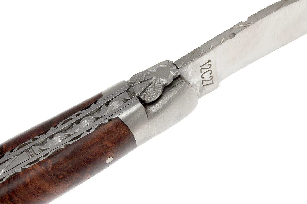 Laguiole En Aubrac 12cm Double Plates, Palissander Limado A Mano, L0712LPI-FSB1 - Imagen 4