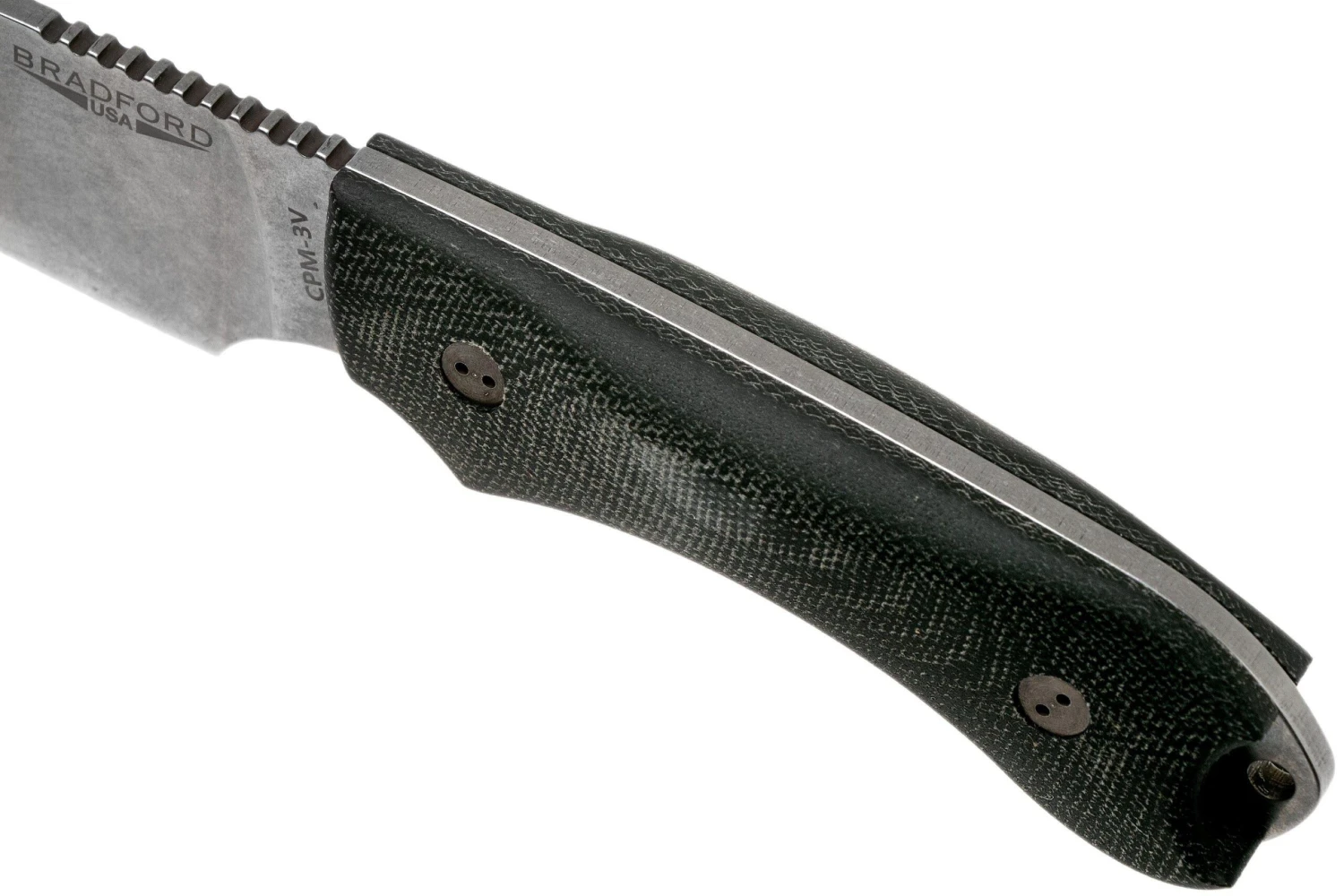 Bradford Guardian 4, 3D Black Micarta Guardian 4 CPM 3V, Full Flat Stonewashed 4FH-101-3V - Imagen 5