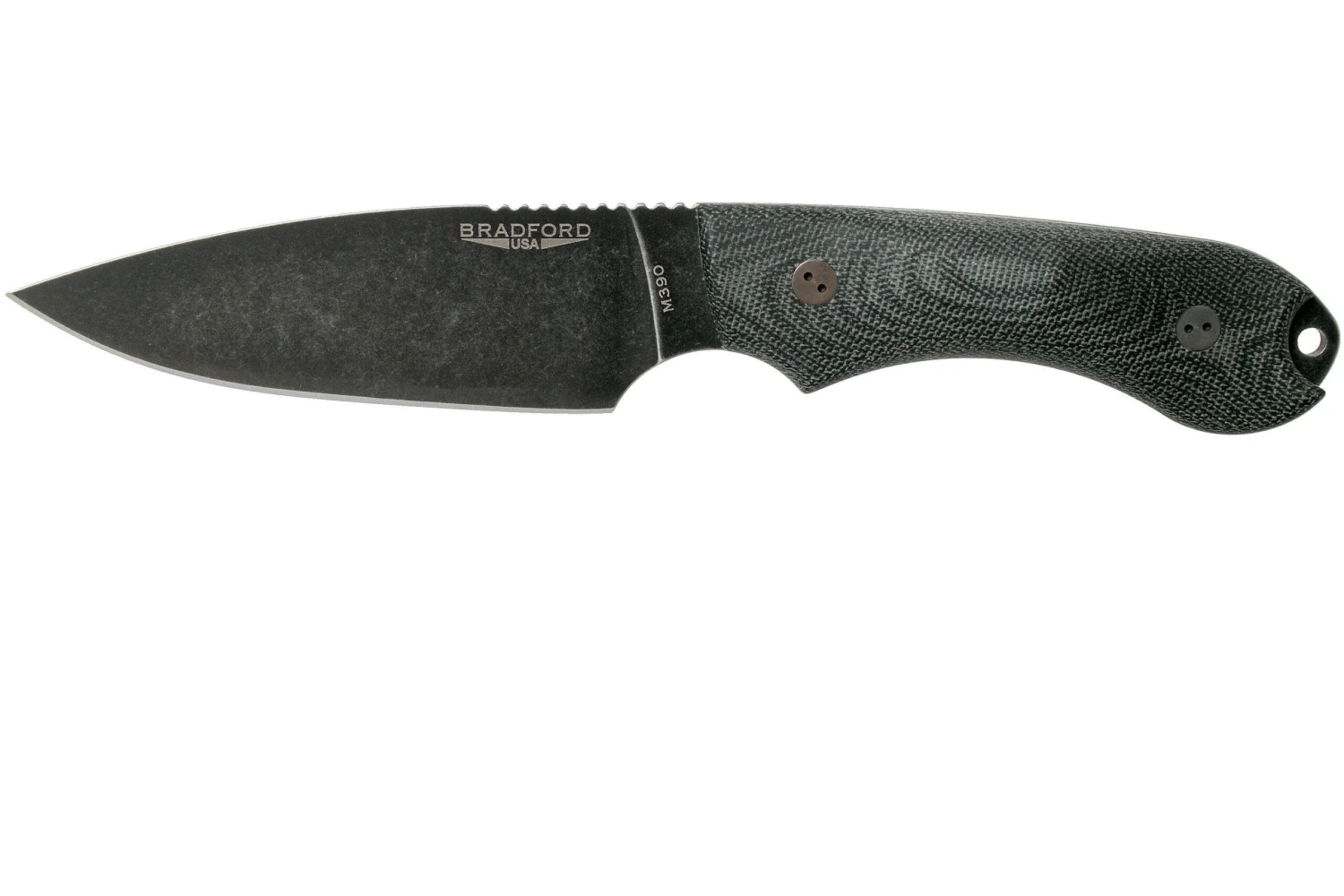 Bradford Guardian 4, 3D Black Micarta Guardian 4 M390, Full Flat Nimbus 4FH-101N