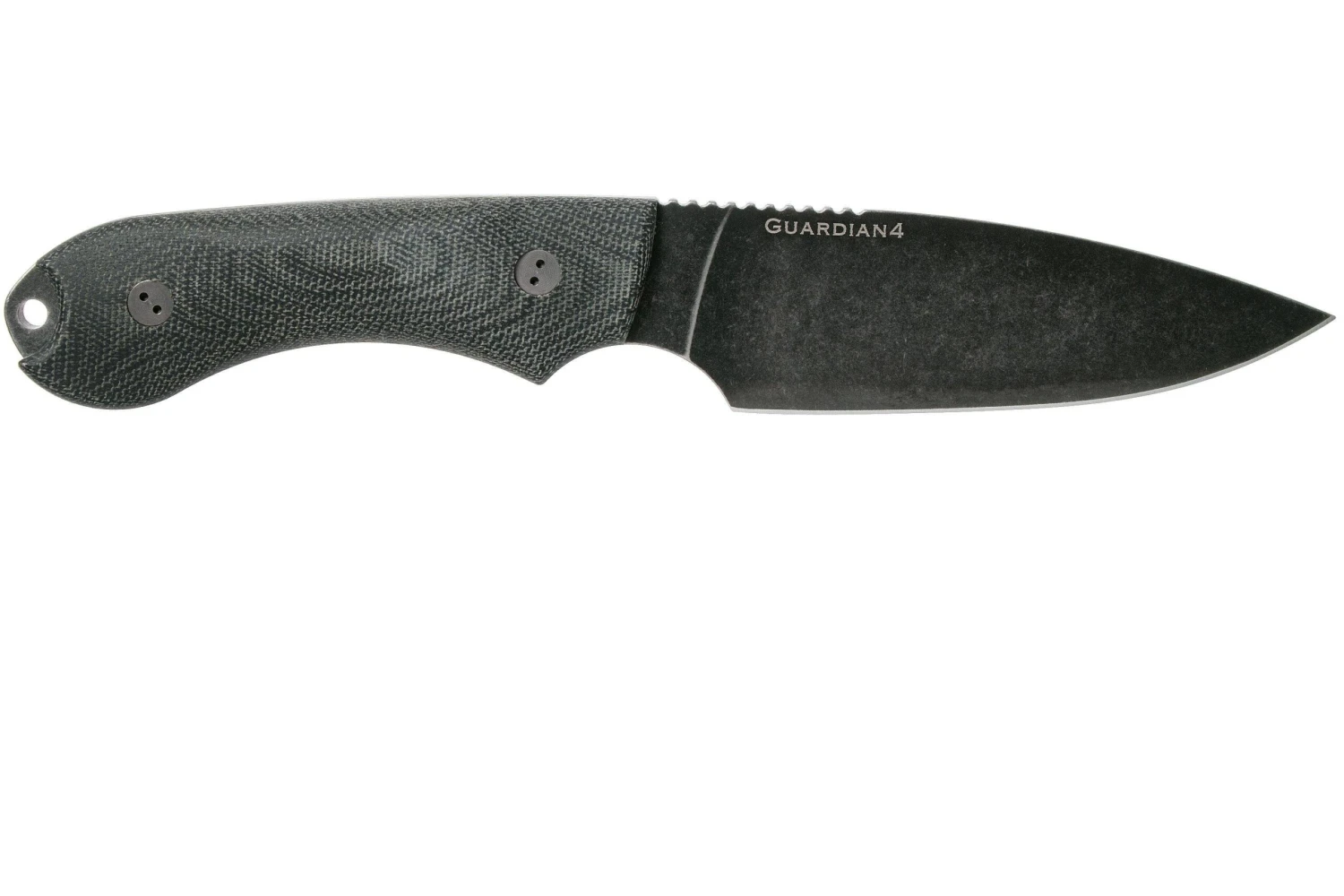 Bradford Guardian 4, 3D Black Micarta Guardian 4 M390, Full Flat Nimbus 4FH-101N - Imagen 2
