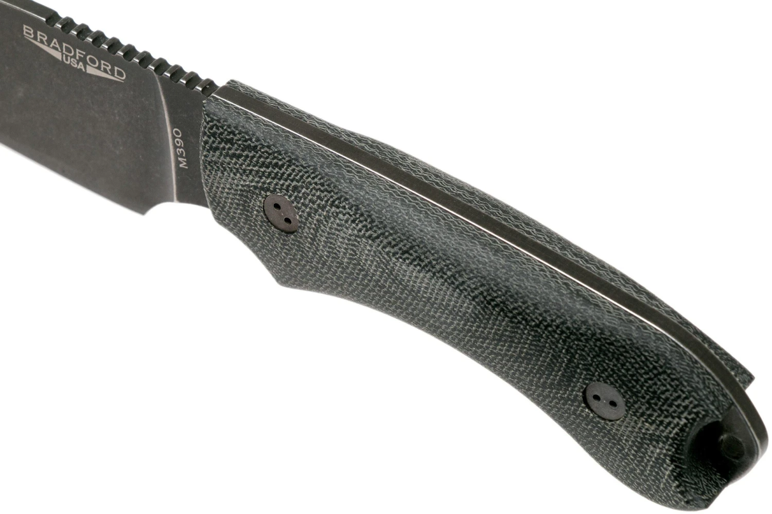 Bradford Guardian 4, 3D Black Micarta Guardian 4 M390, Full Flat Nimbus 4FH-101N - Imagen 5