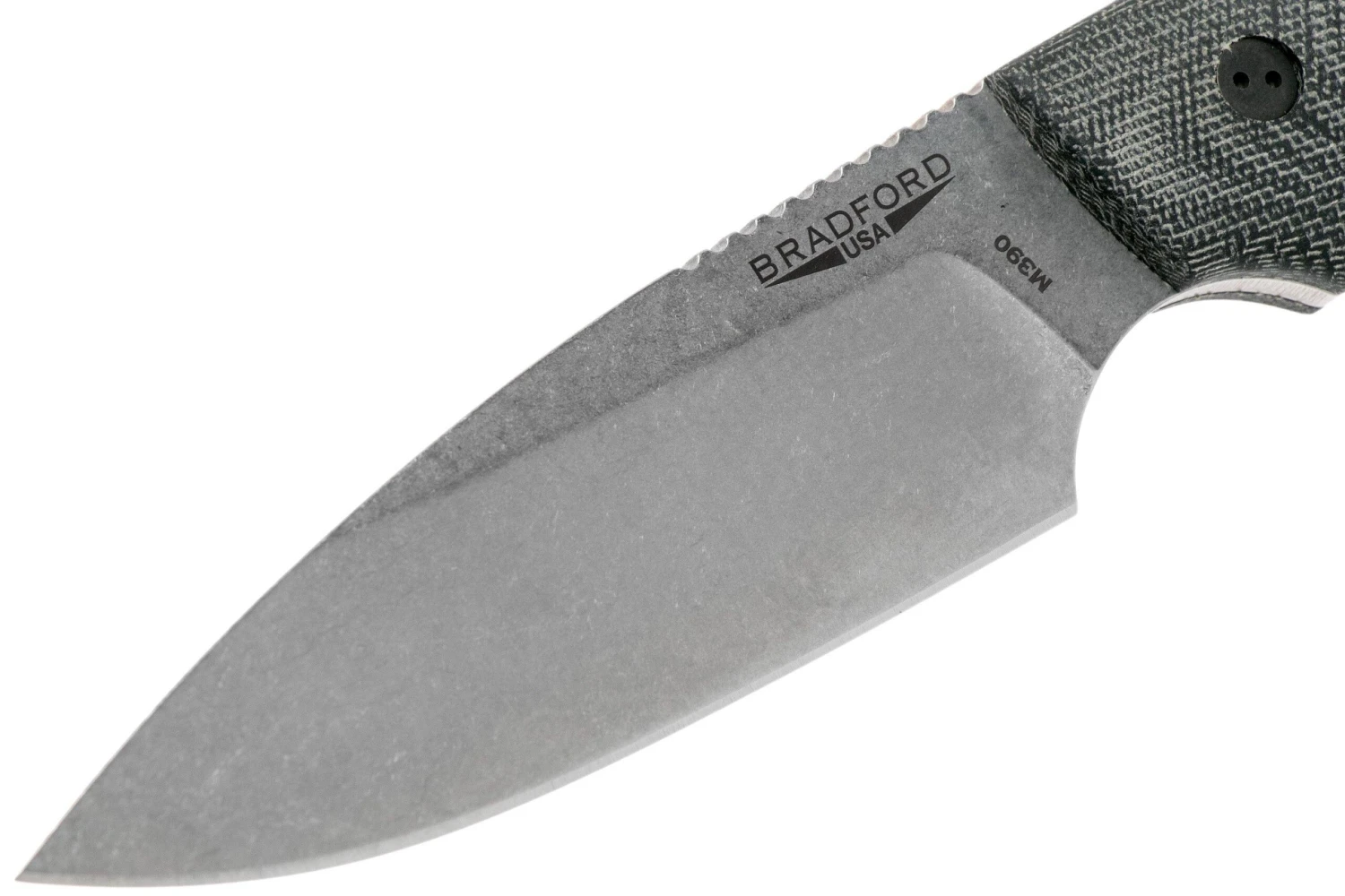 Bradford Guardian 4, 3D Black Micarta Guardian 4 M390, Sabre Stonewashed 4S-101 - Imagen 3