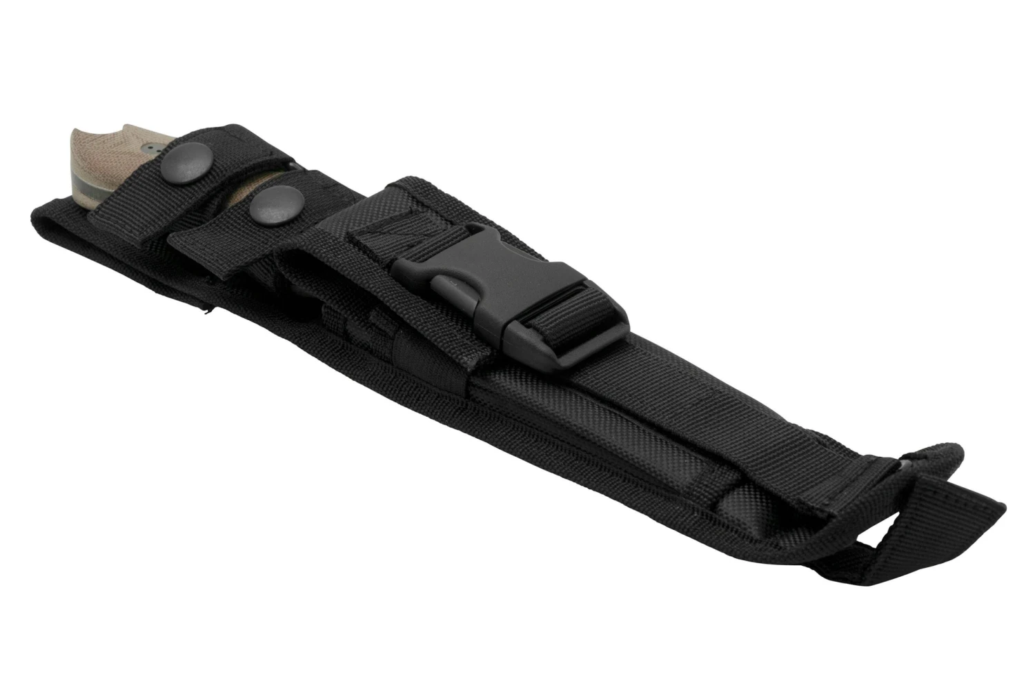 Bradford Knives Guardian 5, 5S-104N-3V, 3D Natural Micarta, CPM-3V, Sabre Grind, Nimbus Blackwashed Finish, Cuchillo Fijo - Imagen 6