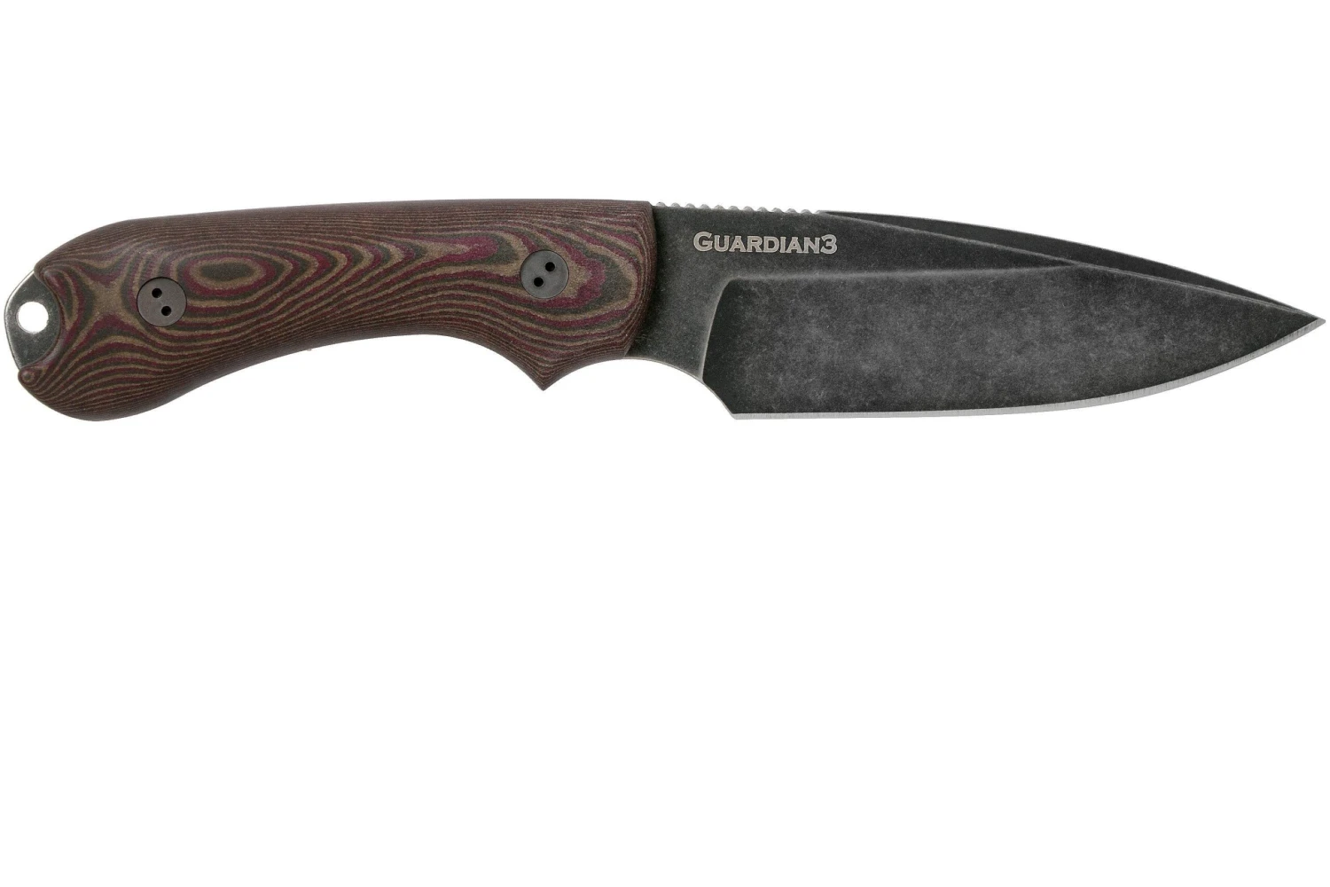 Bradford Guardian 3, 3D Brown-Red Richlite, M390 False Edge Nimbus Knivesandtools Exclusive - Imagen 2
