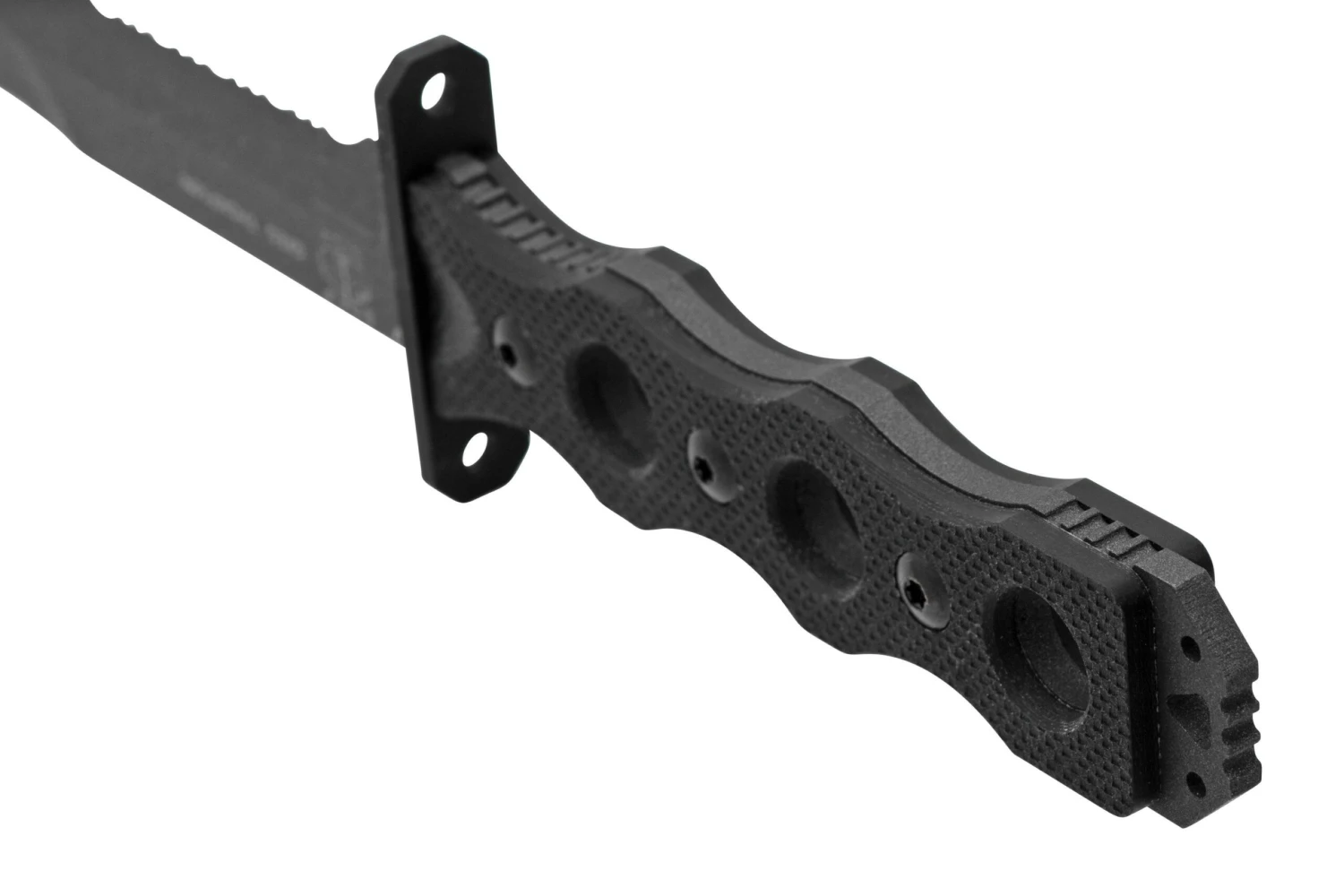 Benchmade SOCP Black 185SBK, CPM-3V Serrated, Cuchillo Fijo, Diseño De Greg Thompson - Imagen 4