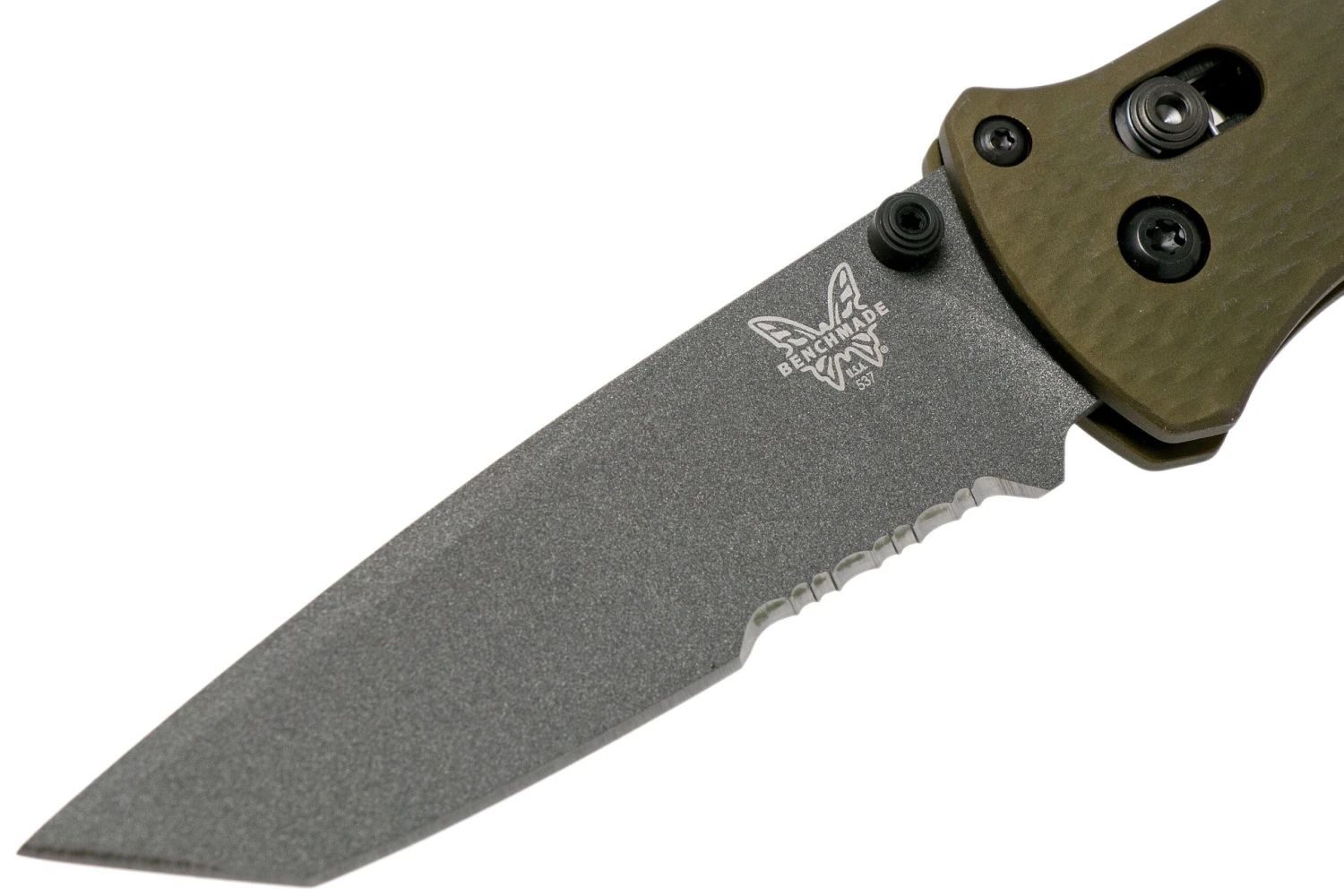 Benchmade Bailout Aluminio 537SGY-1 Navaja Dentada - Imagen 3