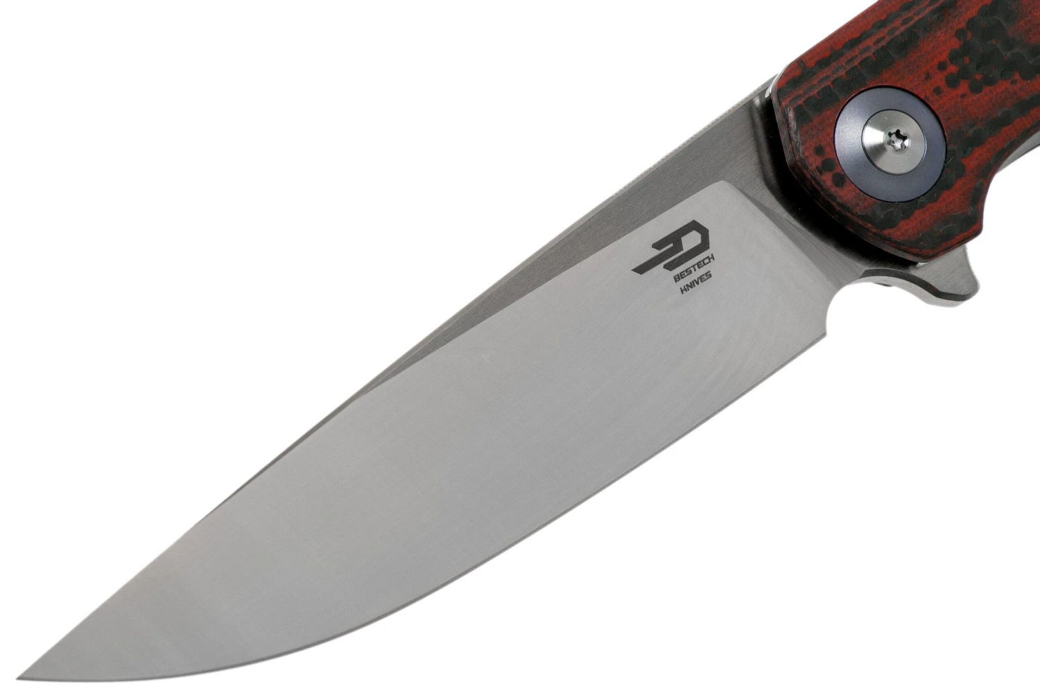 Bestech Ascot Red G10 & Carbon Fibre BG19F Navaja - Imagen 3