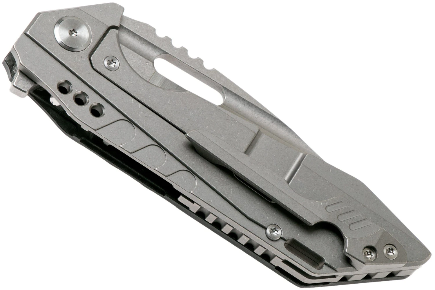 Bestech Shodan BT1910C Carbonfiber Satin Stonewash Navaja, Todd Knife & Tool Design - Imagen 4