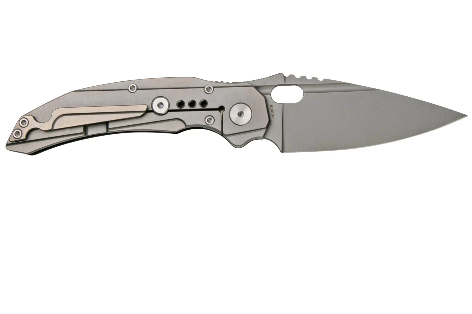 Bestech Exploit BT2005F Stonewashed, Titanium & Carbonfiber, Navaja - Imagen 2