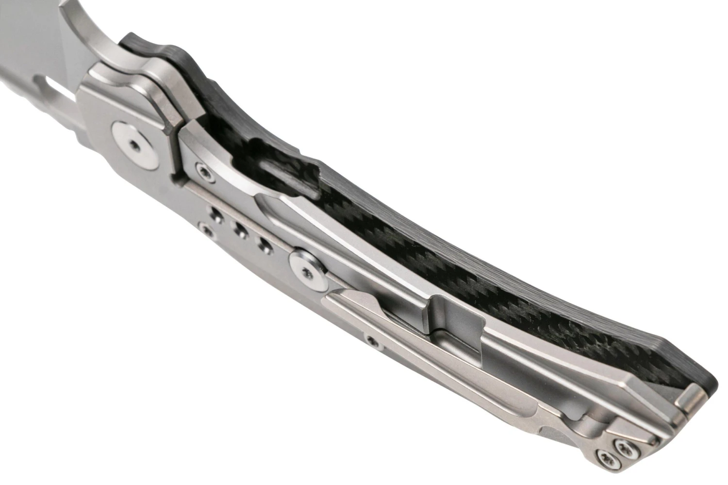 Bestech Exploit BT2005F Stonewashed, Titanium & Carbonfiber, Navaja - Imagen 5