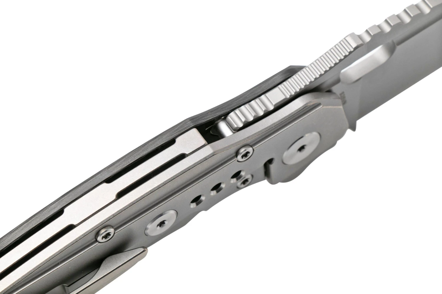 Bestech Exploit BT2005F Stonewashed, Titanium & Carbonfiber, Navaja - Imagen 6