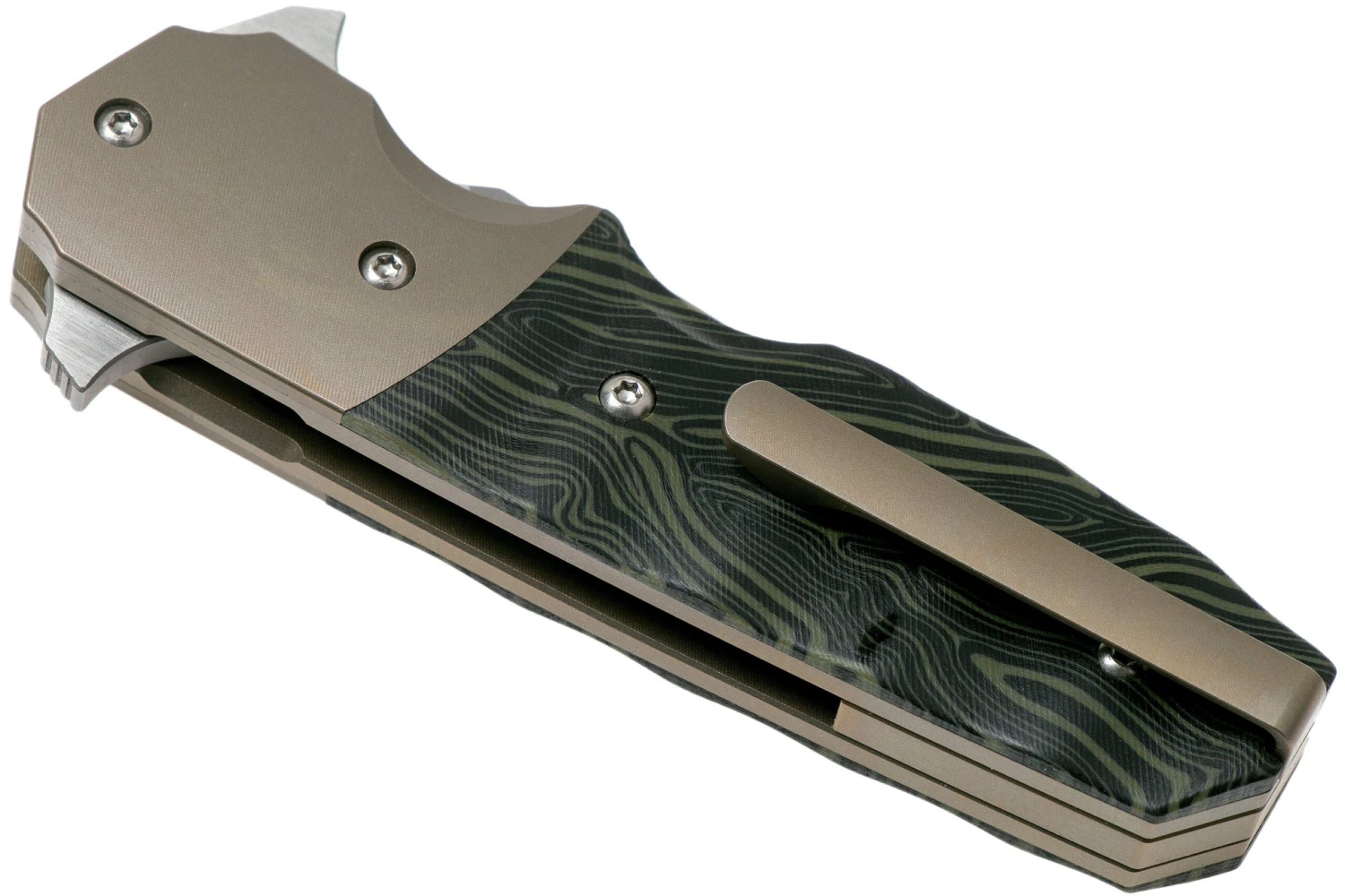 Bestech Freefall BT2007A Stonewashed Bronze Navaja, Jason Clark Design - Imagen 4