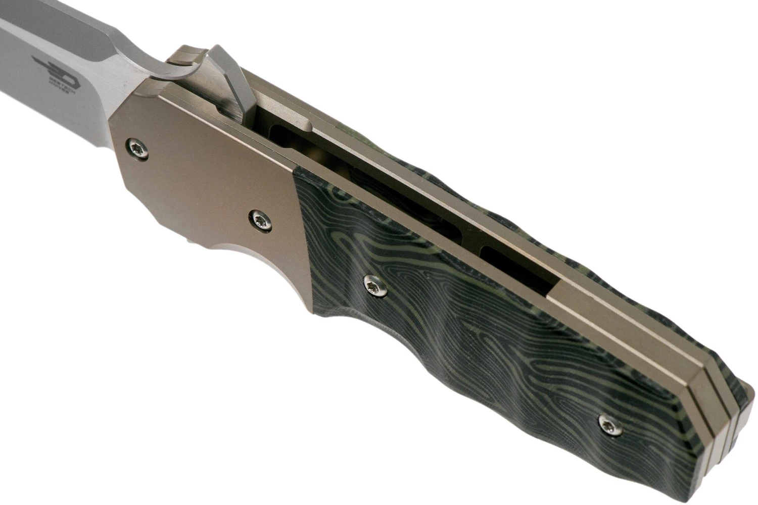 Bestech Freefall BT2007A Stonewashed Bronze Navaja, Jason Clark Design - Imagen 7