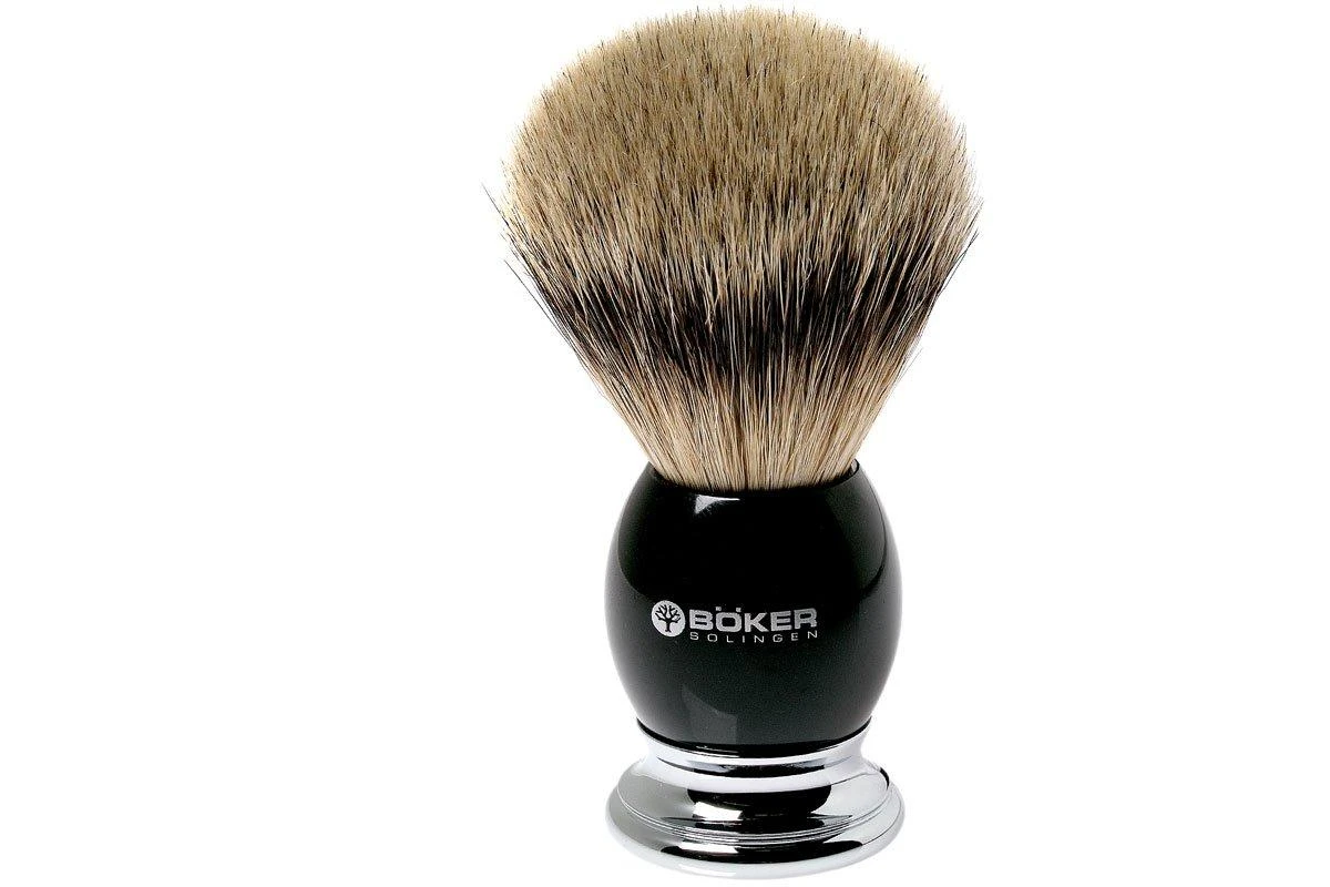 Böker Premium Black Shaving Brush 04BO128 Brocha De Afeitar