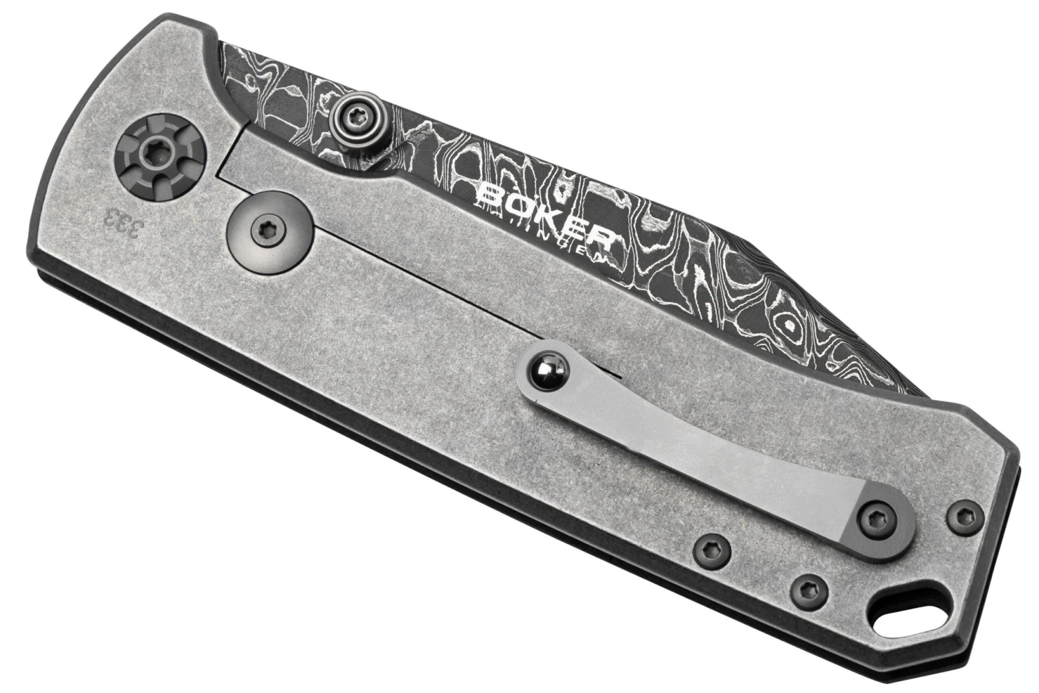 Böker Tiger-Damascus 111103DAM, Acero De Damasco - Imagen 4