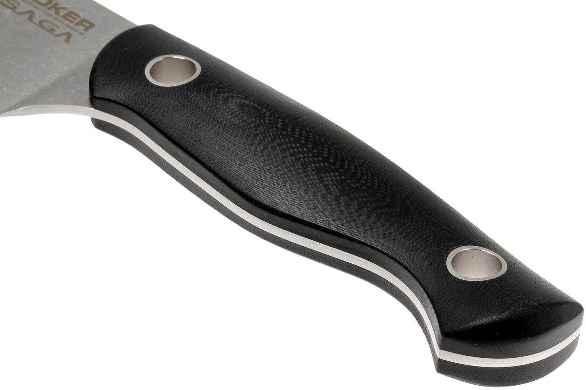 Böker 130267, Saga Cuchillo De Chef 20cm, Stonewash Finish - Imagen 4