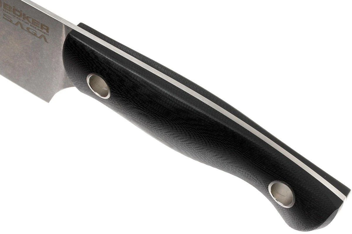 Böker 130267, Saga Cuchillo De Chef 20cm, Stonewash Finish - Imagen 5