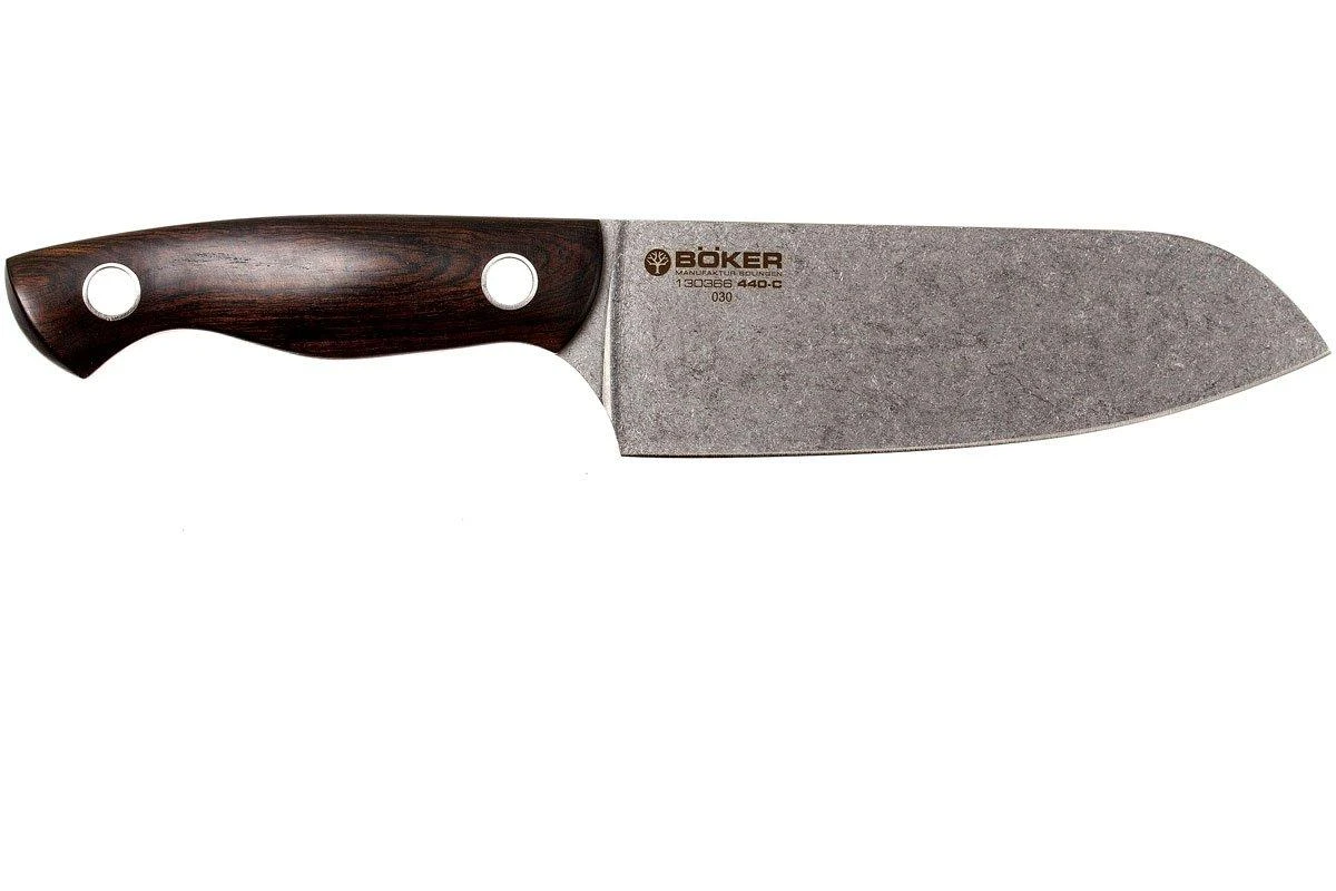 Böker 130366, Saga Cuchillo Santoku 16cm, Grenadill - Imagen 2
