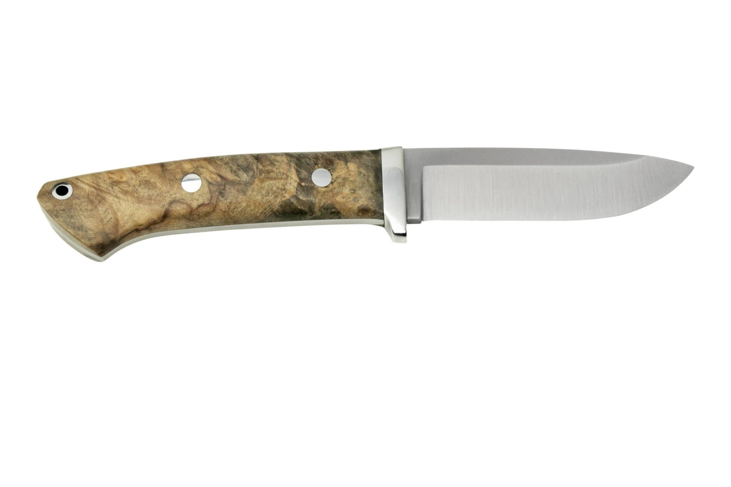 Bark River Classic Drop Point Hunter CPM S45VN Buckeye Burl, Cuchillo Fijo - Imagen 2