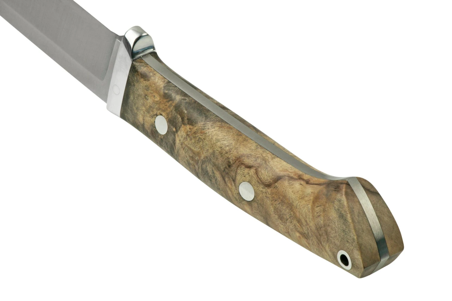 Bark River Classic Drop Point Hunter CPM S45VN Buckeye Burl, Cuchillo Fijo - Imagen 4
