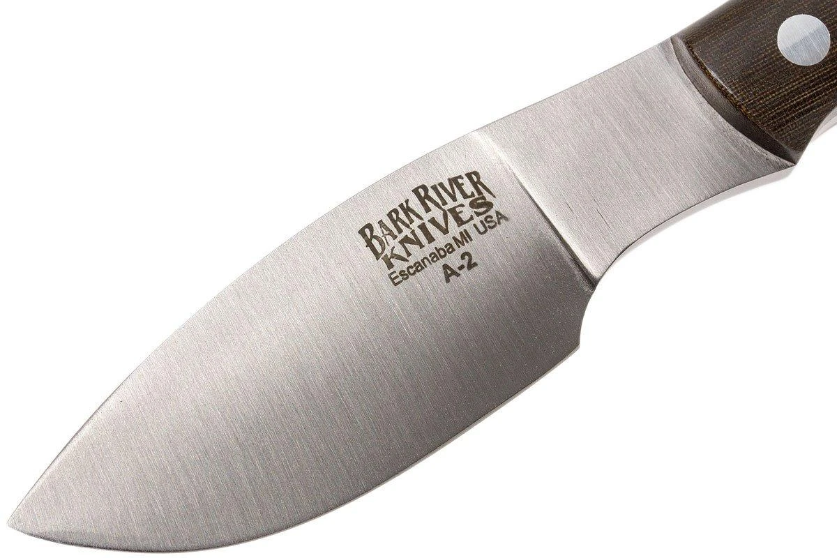 Bark River Mini Canadian A2, Green Canvas Micarta - Imagen 3