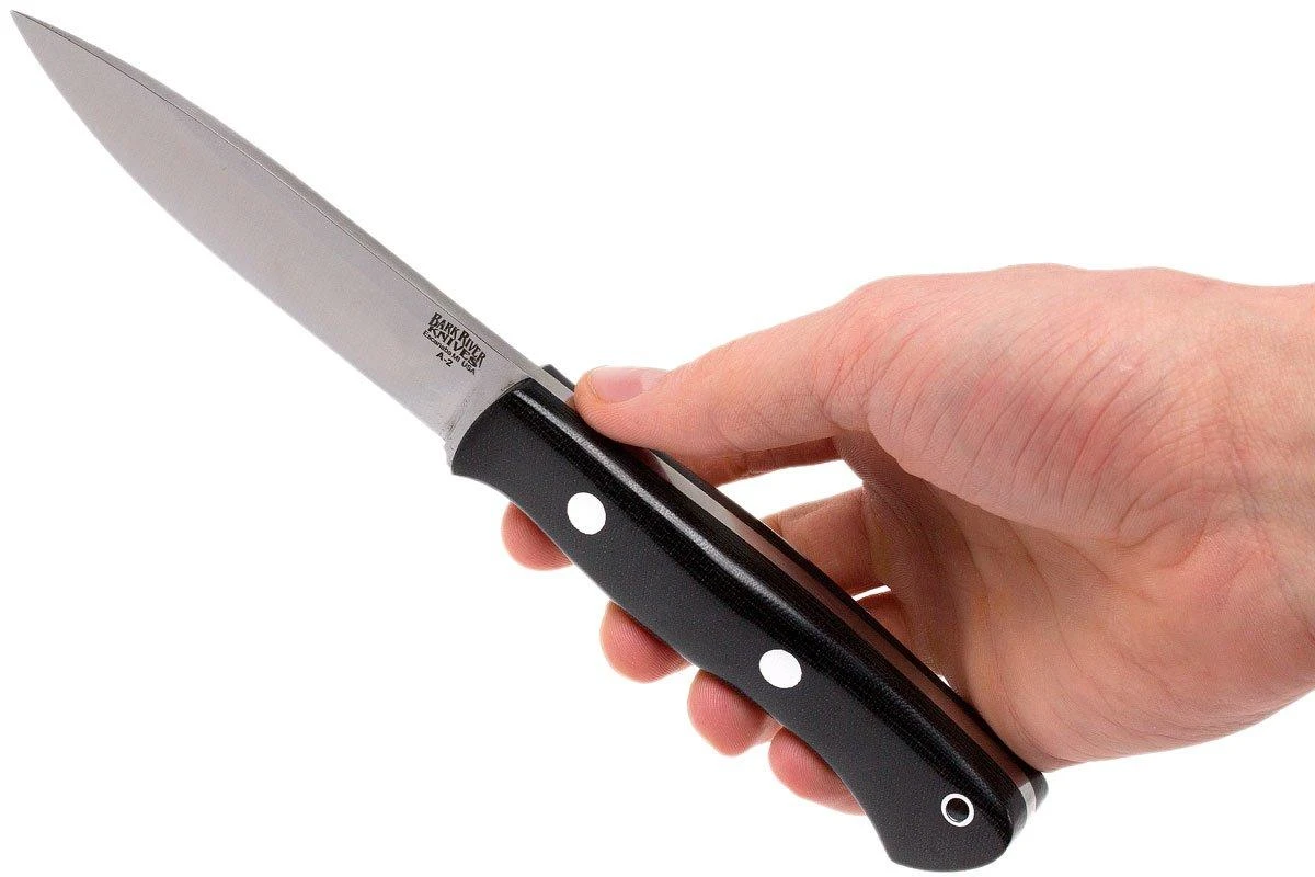 Bark River Aurora A2, Black Canvas Micarta - Imagen 6