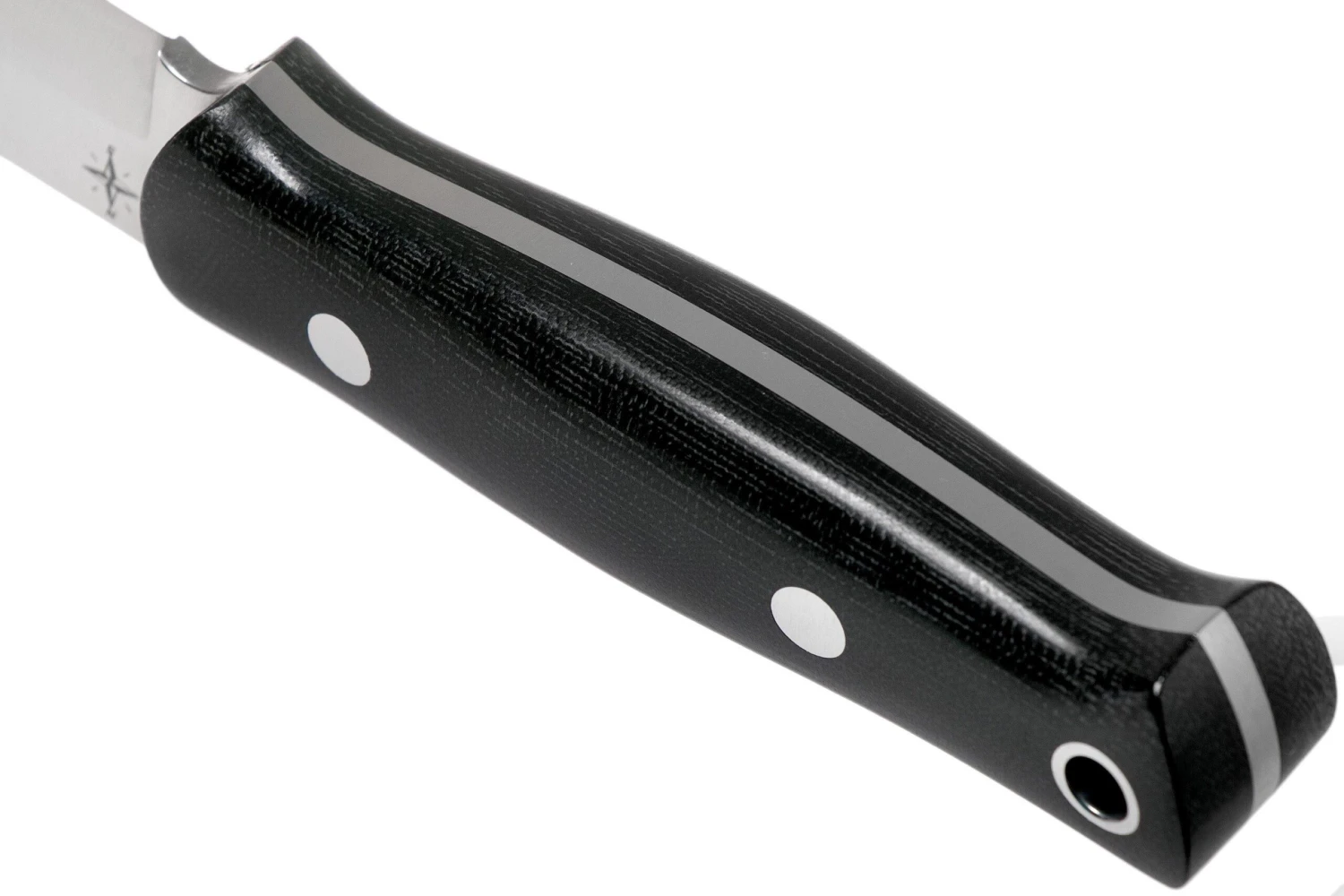 Bark River Bushcrafter II CPM 3V Black Canvas Micarta Cuchillo Bushcraft - Imagen 4