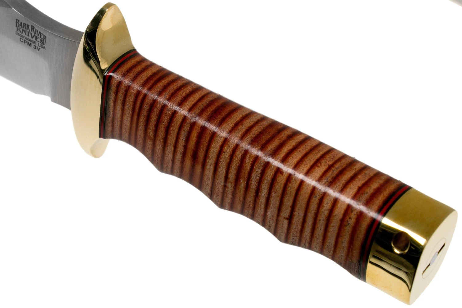 Bark River MACV SOG CPM 3V Stacked Leather - Imagen 5
