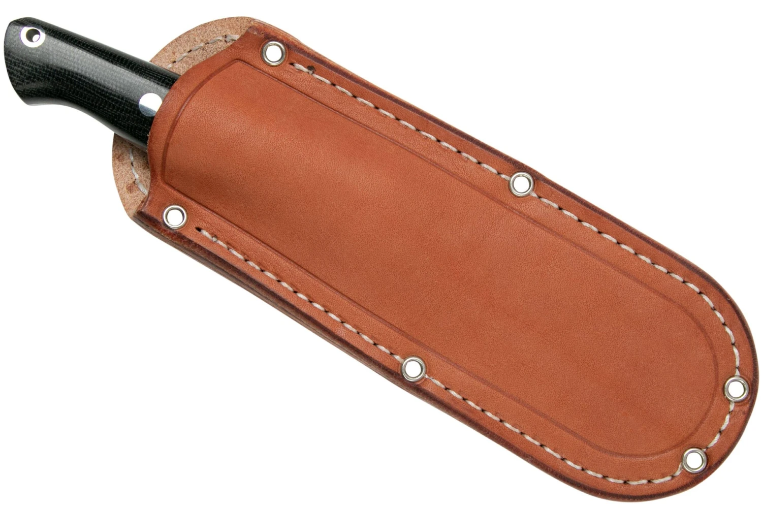Bark River Gunny CPM 3V, Black Canvas Micarta - Imagen 7