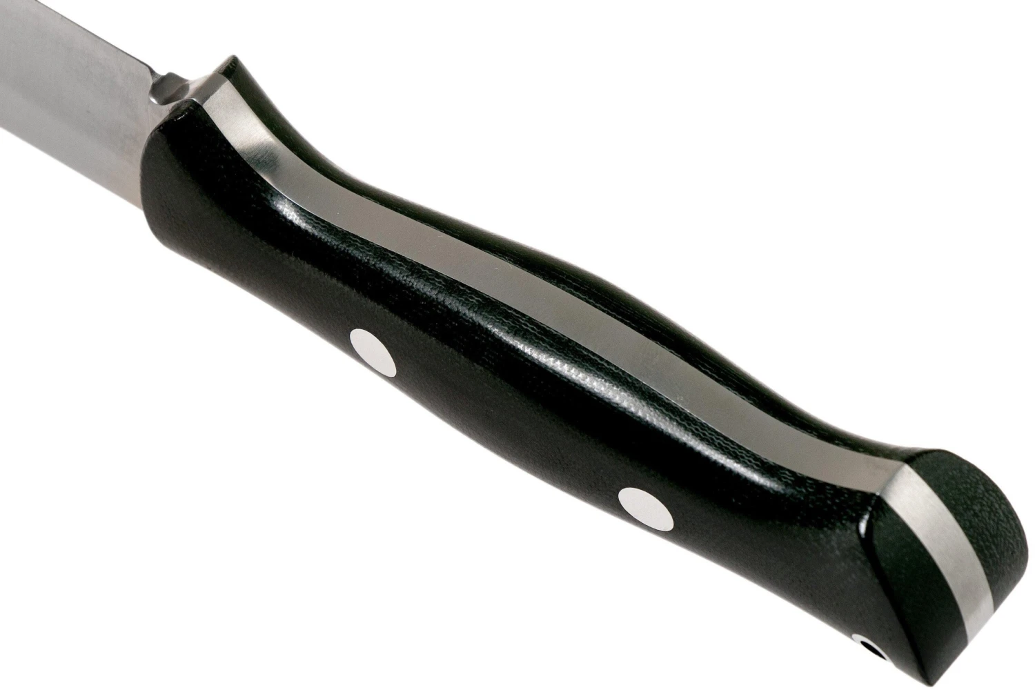 Bark River Bravo 1.5 Rampless CPM 3V Field Knife, Black Canvas Micarta - Imagen 4