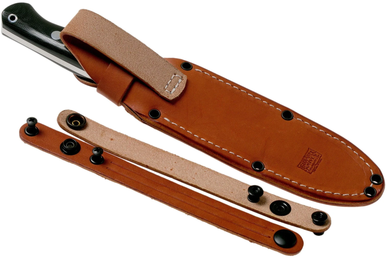 Bark River Bravo 1.5 Rampless CPM 3V Field Knife, Black Canvas Micarta - Imagen 7