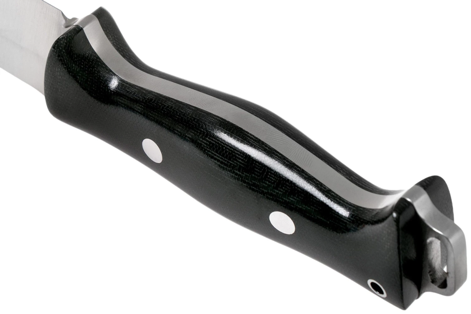 Bark River Bravo 2 CPM 3V, Black Canvas Micarta Cuchillo De Exterior - Imagen 4