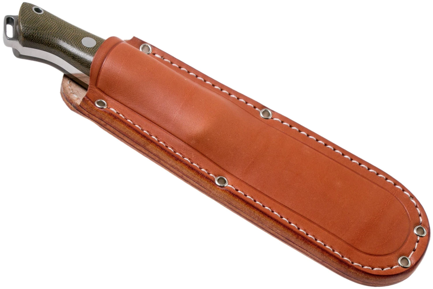 Bark River Bravo Squad Leader CPM 3V, Green Canvas Micarta - Imagen 6