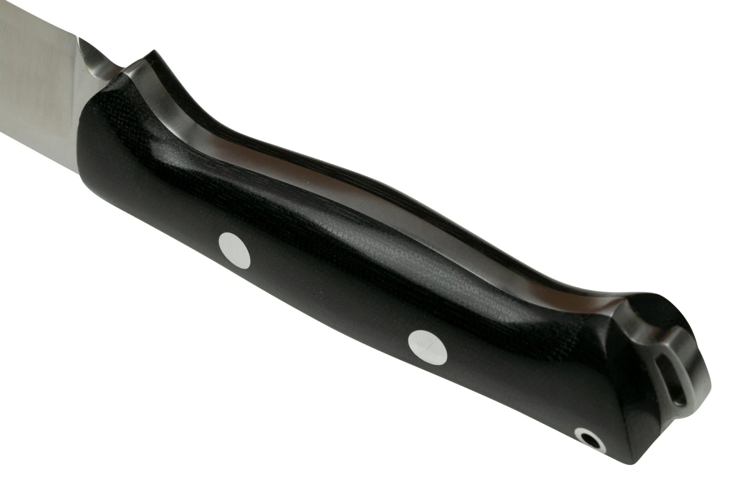 Bark River Vortex CPM 3V Black Canvas Micarta Rampless, Cuchillo De Supervivencia - Imagen 4