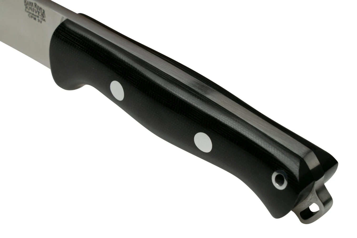 Bark River Vortex CPM 3V Black Canvas Micarta Rampless, Cuchillo De Supervivencia - Imagen 5