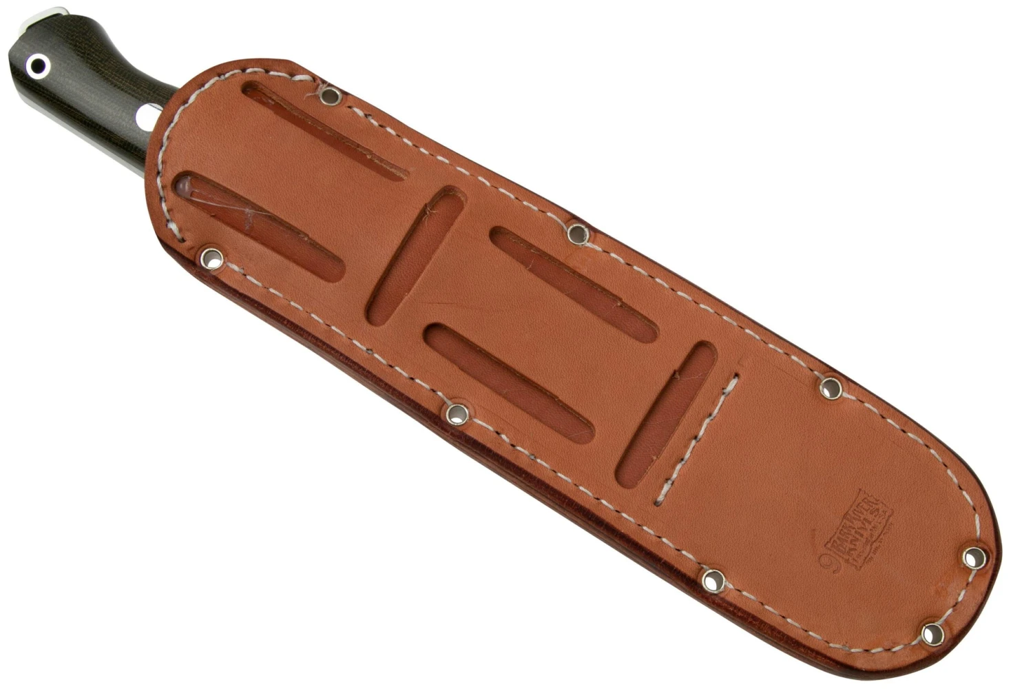 Bark River Vortex CPM 3V Green Canvas Micarta Rampless, Cuchillo De Supervivencia - Imagen 7