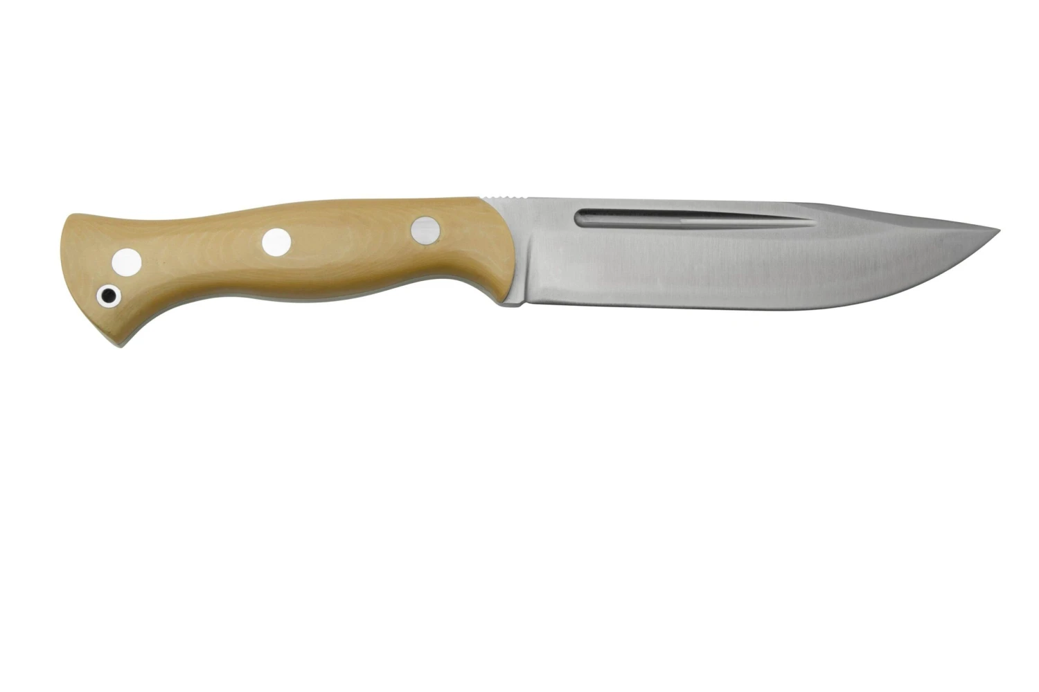 Bark River Cub CPM 3V Antique Ivory Micarta, Cuchillo De Bushcraft - Imagen 2