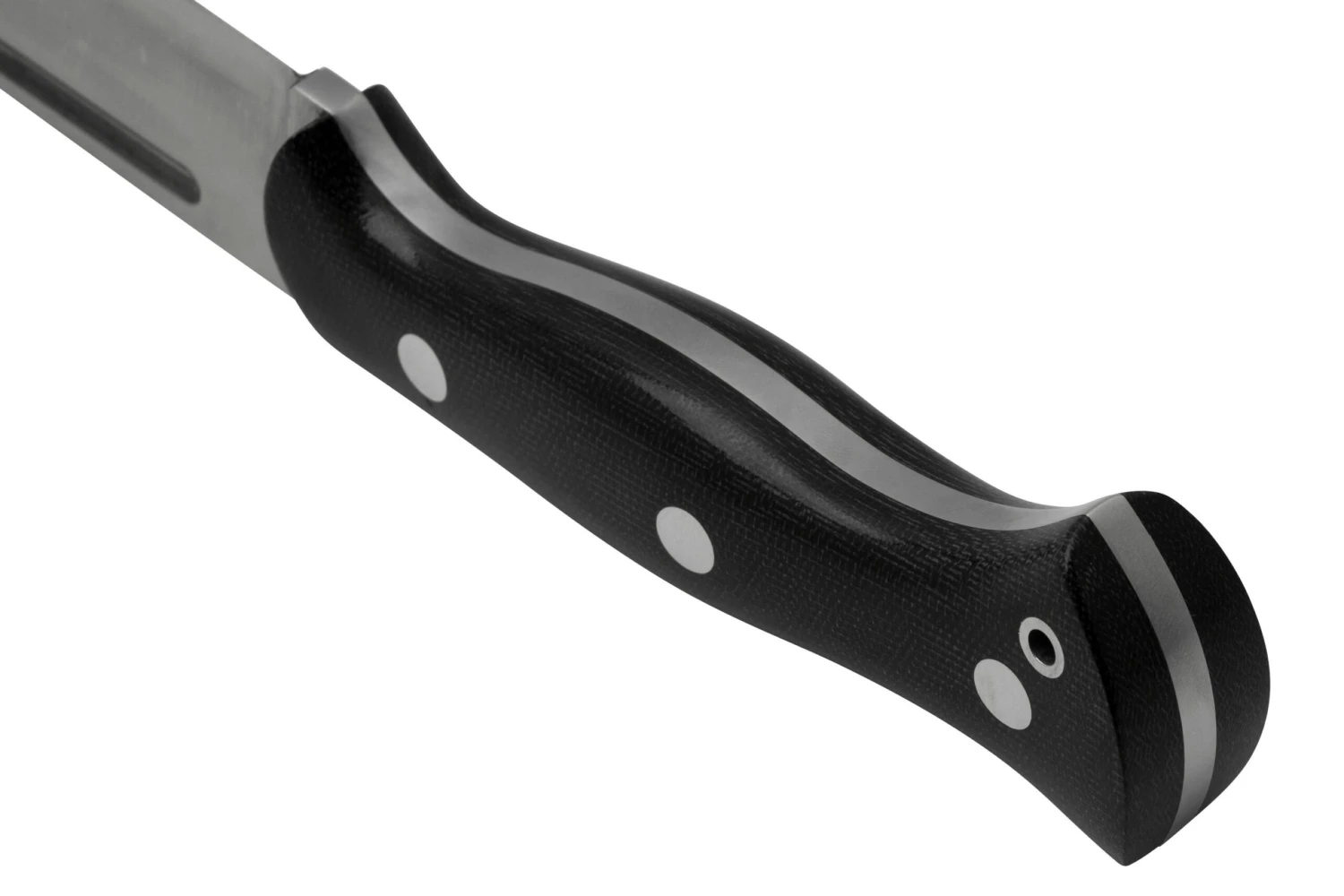 Bark River Cub CPM 3V Black Canvas Micarta, Cuchillo De Bushcraft - Imagen 4